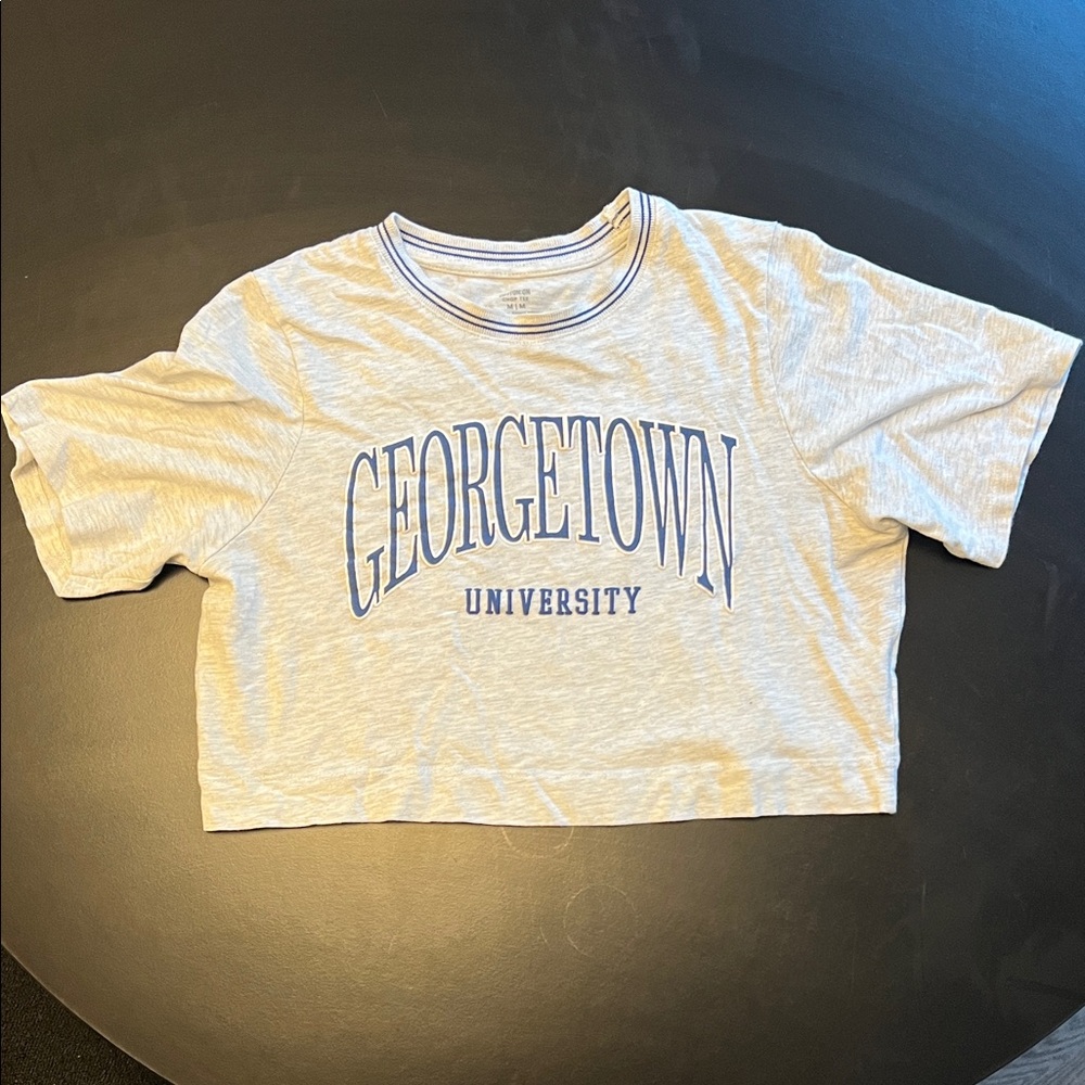 Cotton On Cream and Blue Stripe Tee